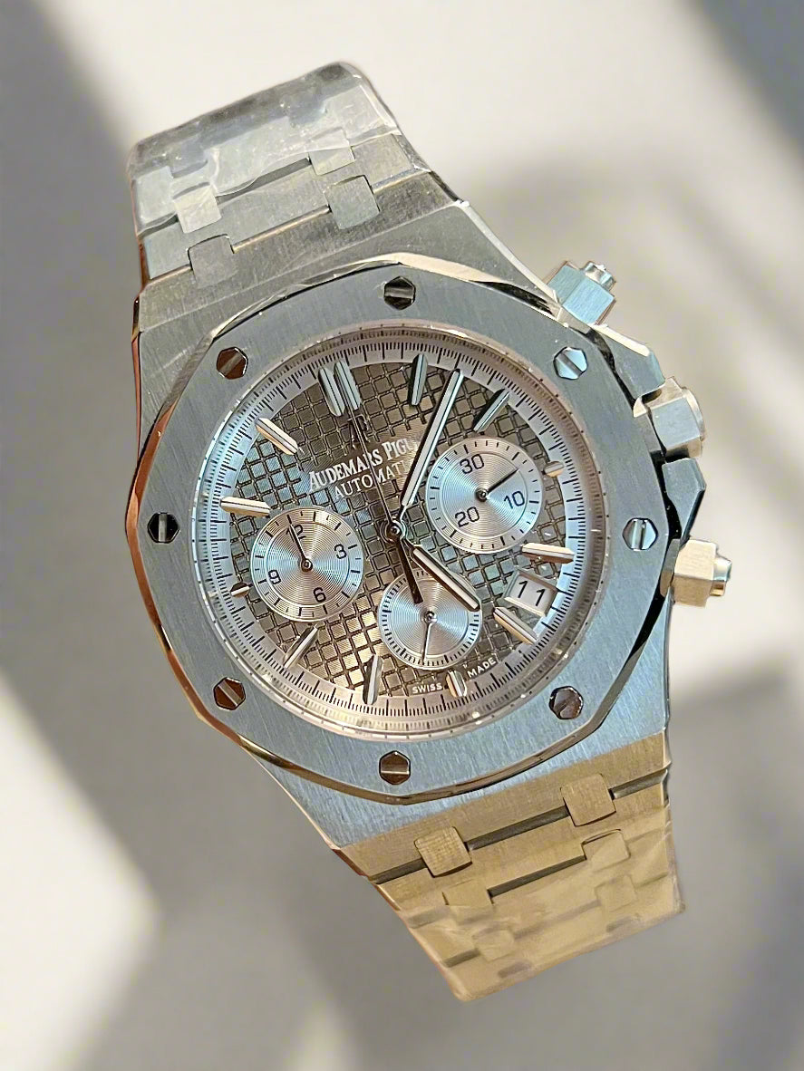 AP Silver Chronograph Silver Dial