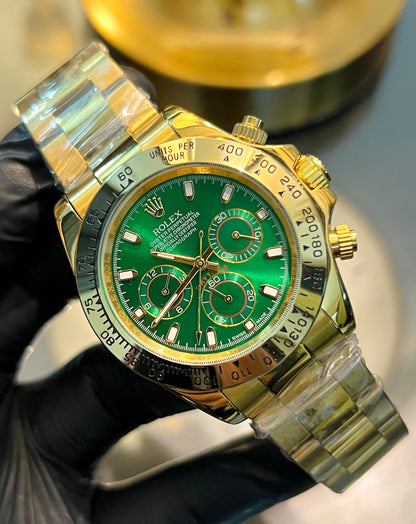 Golden Daytona Green Dial Automatic