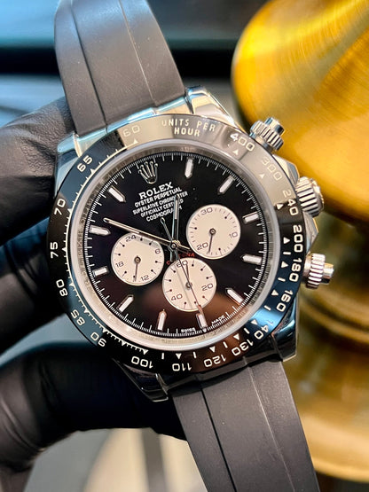 Black Daytona Automatic Black Dial (Italian Grade)
