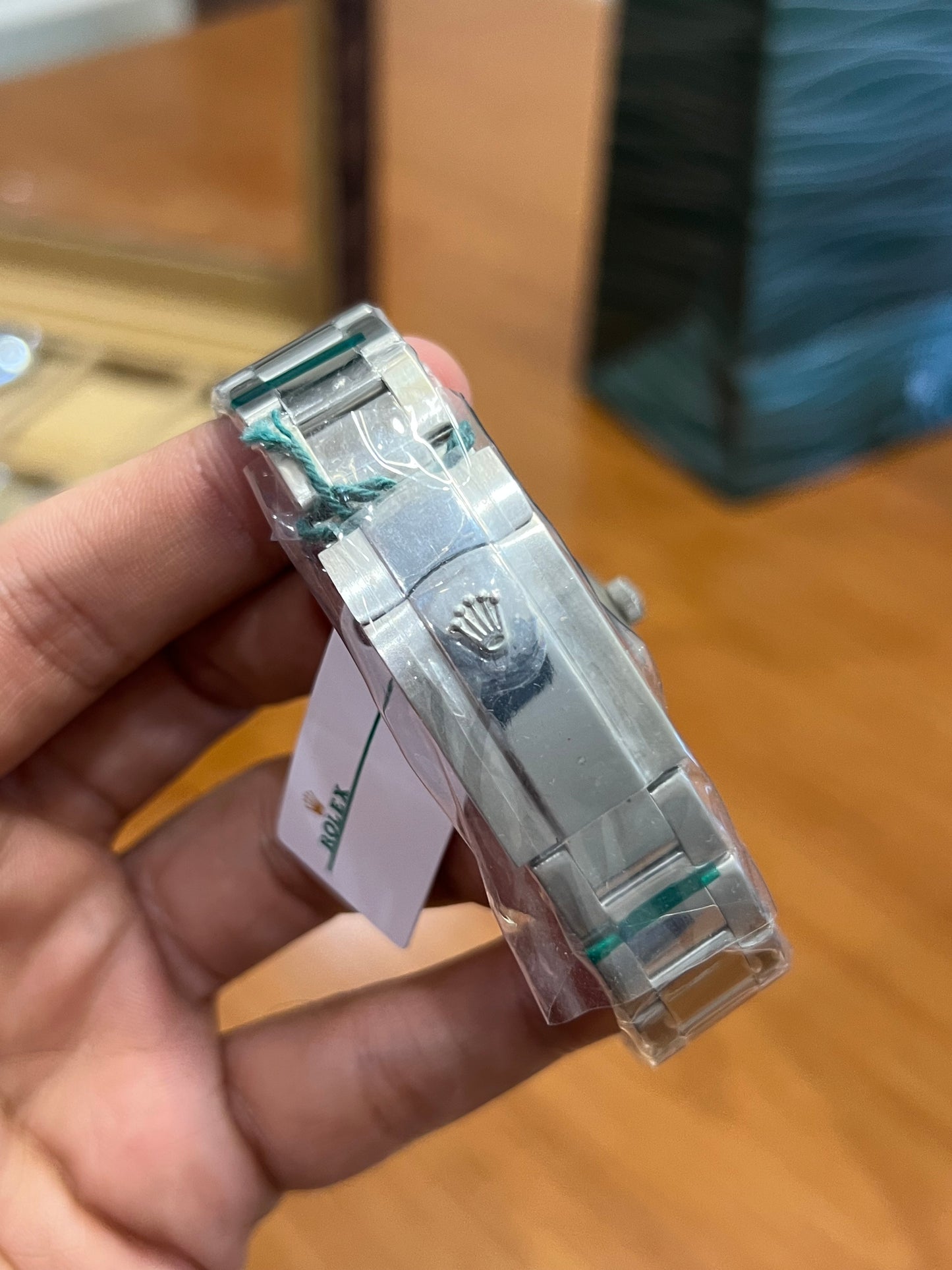 Silver Roman Navy Blue Dial Automatic