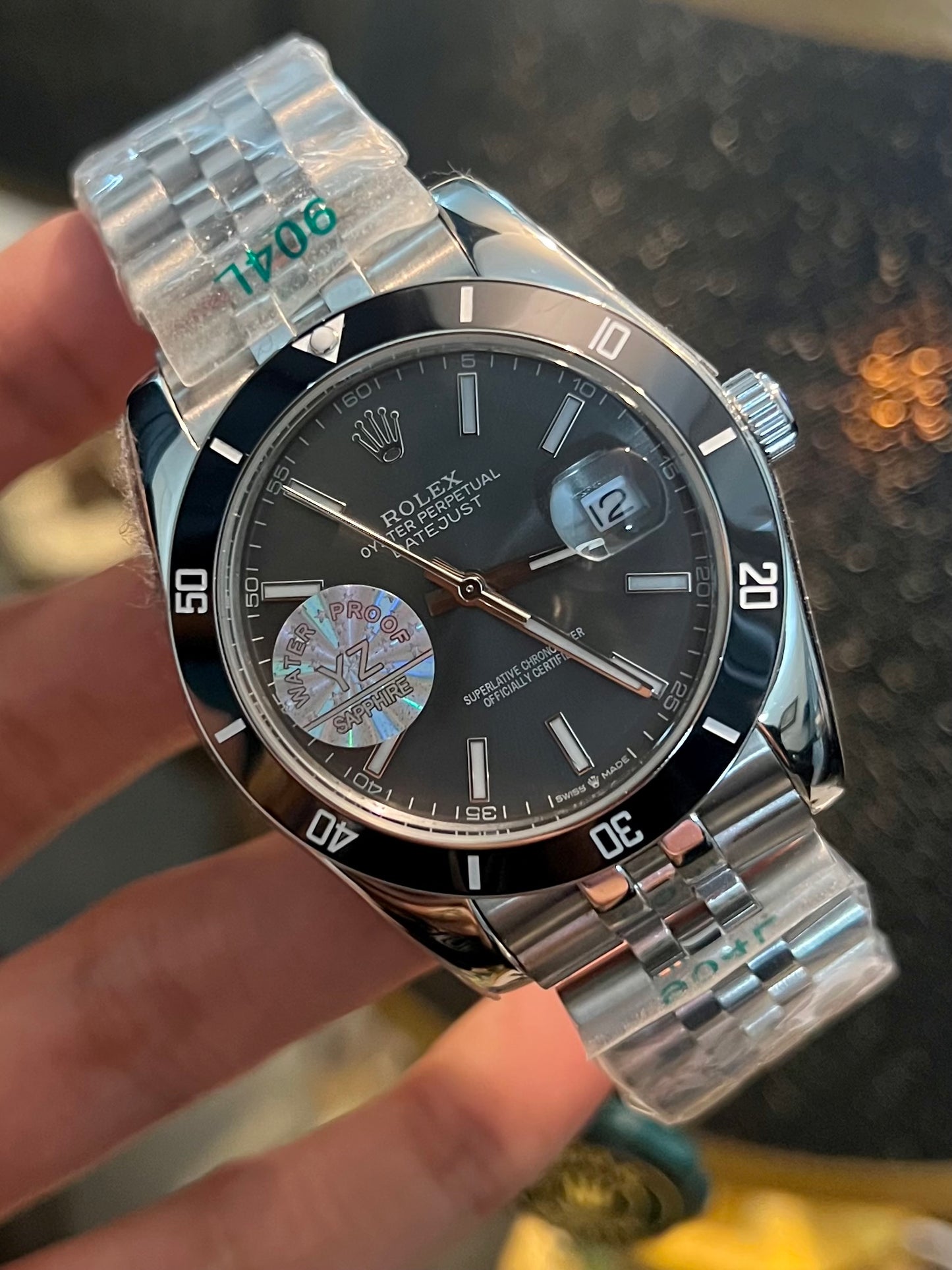 Silver Datejust Grey Dial Automatic (Italian Grade)