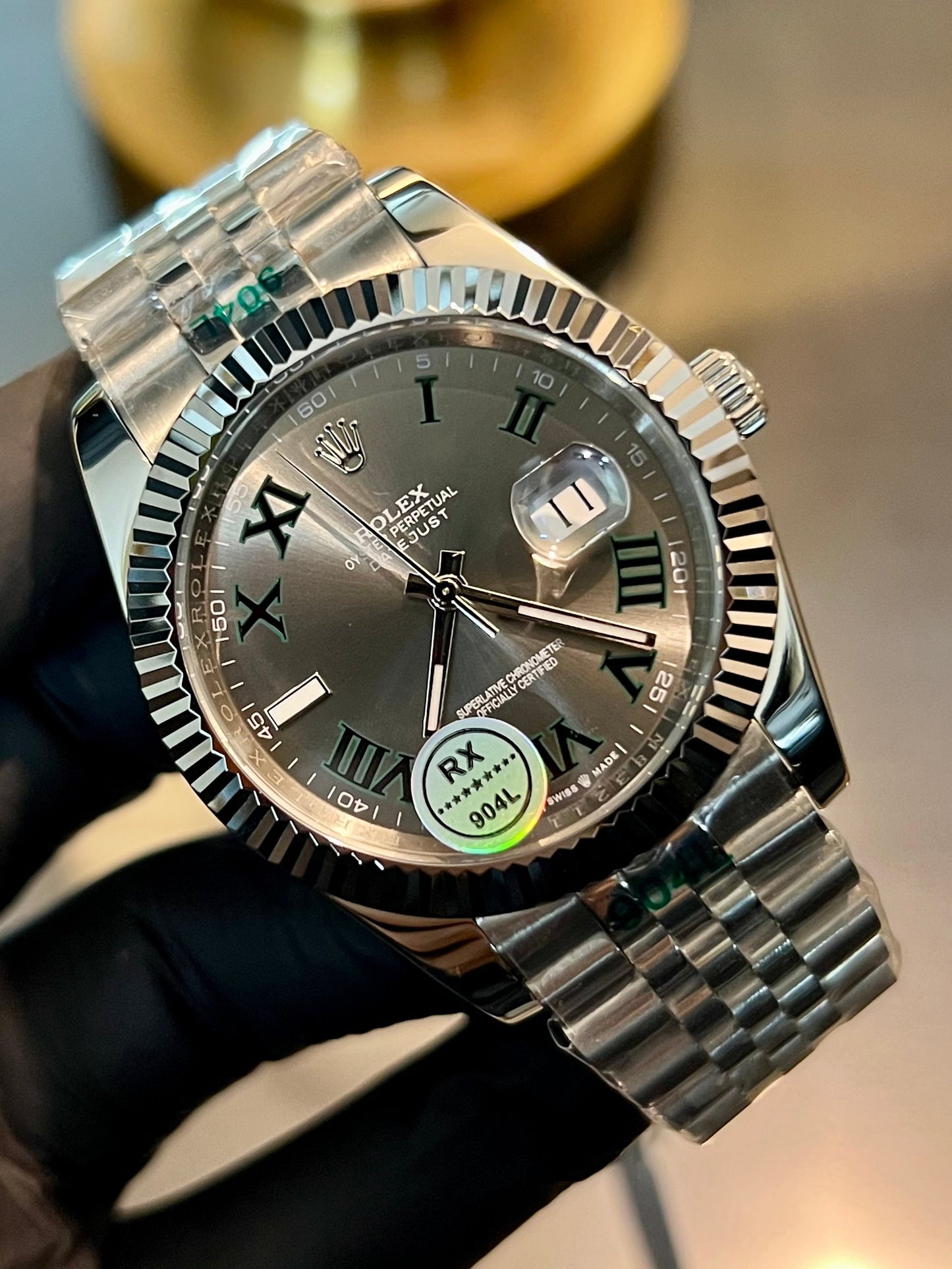 Silver Wimbledon Automatic (Mini Super Clone)
