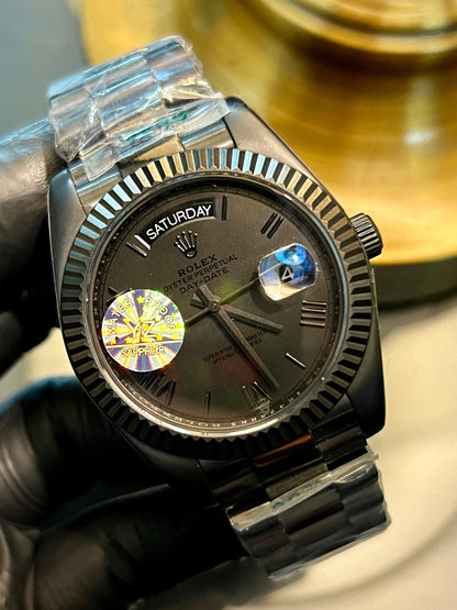 Mate Black Automatic Day & Date (Italian Grade)