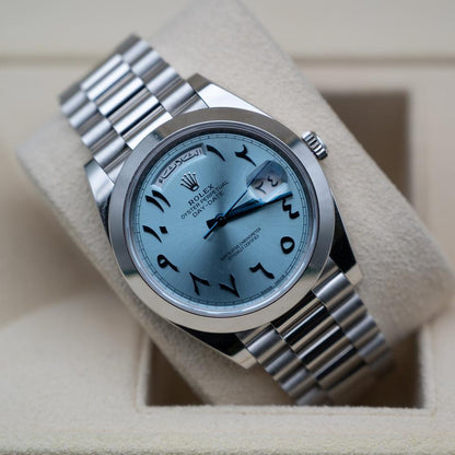 Silver Arabic Platinum Automatic