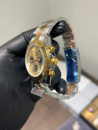 Two Tone Daytona Automatic Golden Dial