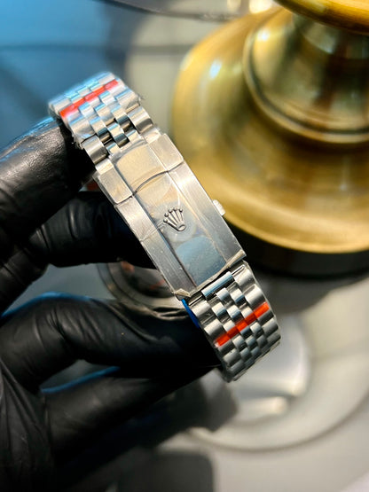 Silver Datejust White Texture Automatic (Italian Grade)