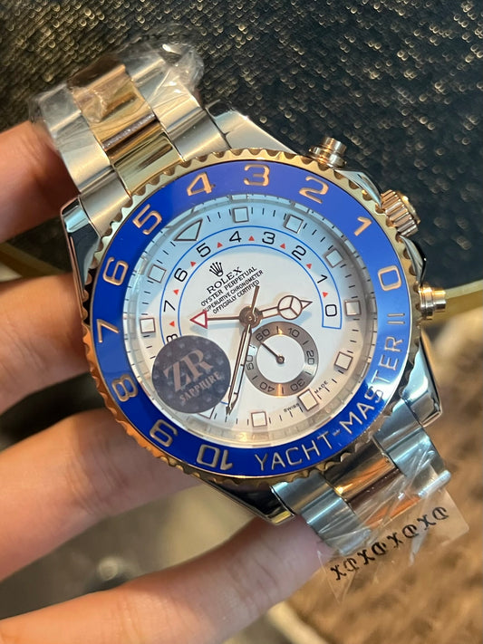 Yatch-Master Automatic Two Tone Rose Gold With White Dial (Italian Grade)