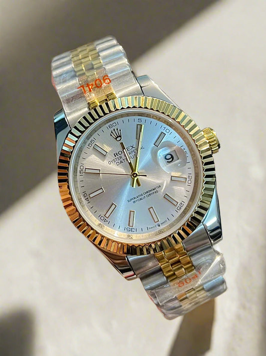 Two Tone Datejust Automatic Silver Dial (Italian Grade)
