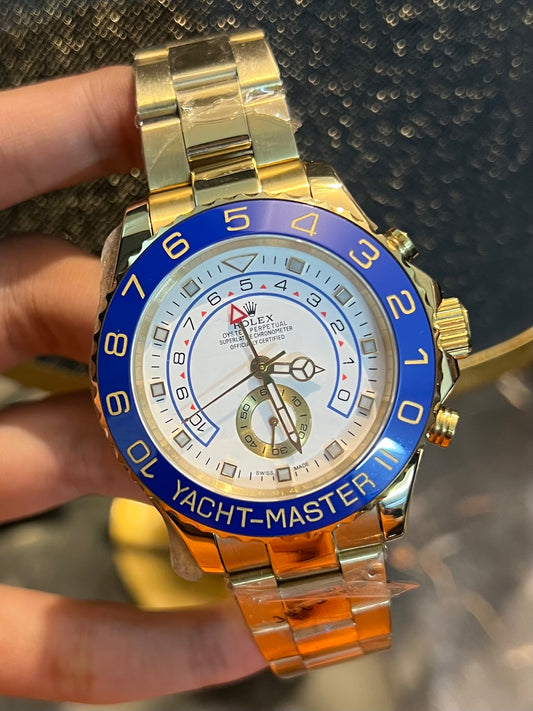 Yatch-Master Automatic Gold White Dial (Italian Grade)