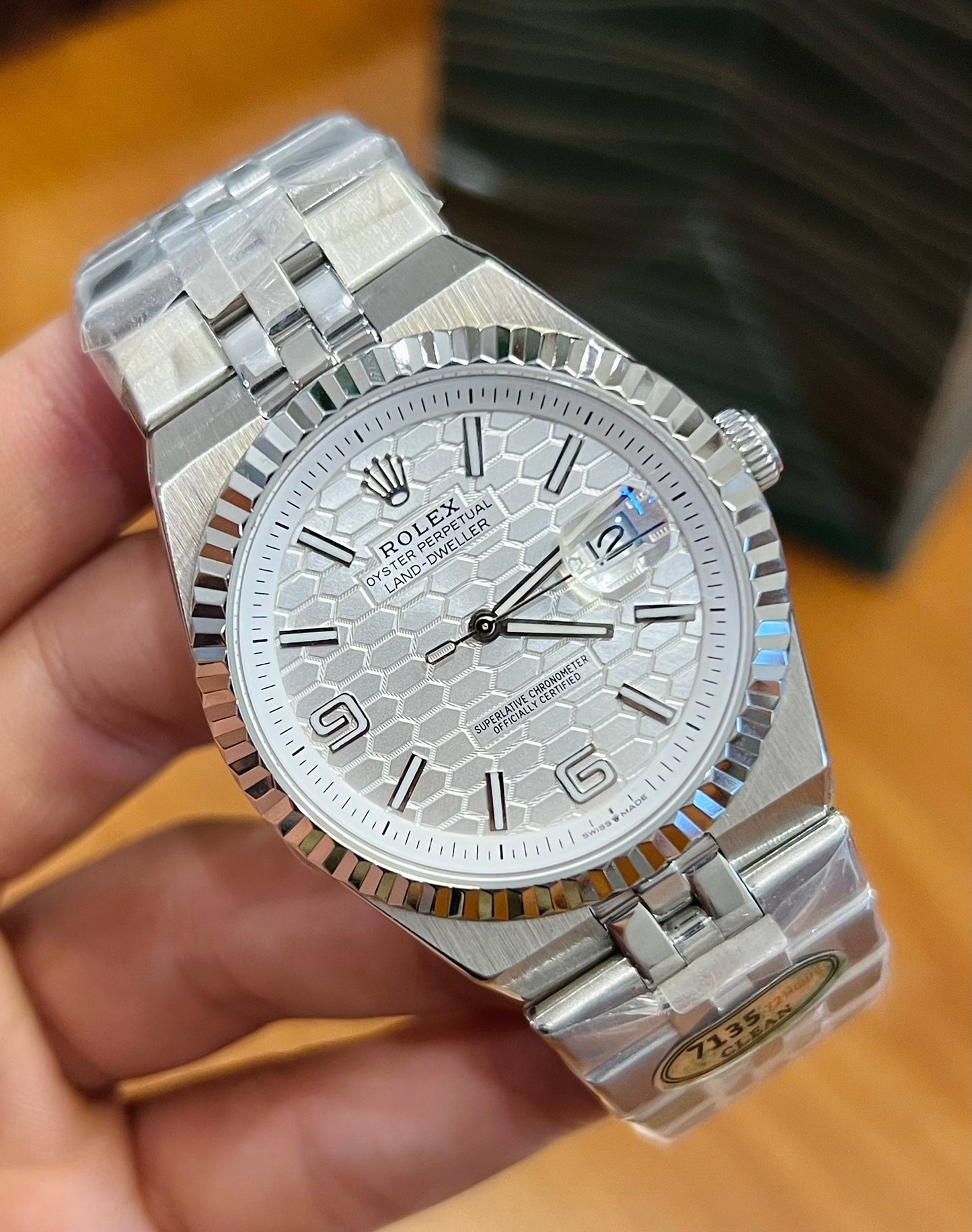 Silver Land Dweller Automatic