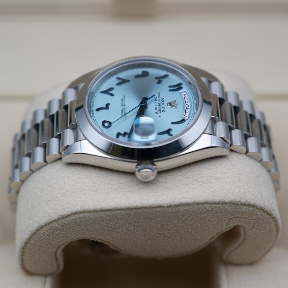 Silver Arabic Platinum Automatic