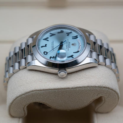 Silver Arabic Platinum Automatic