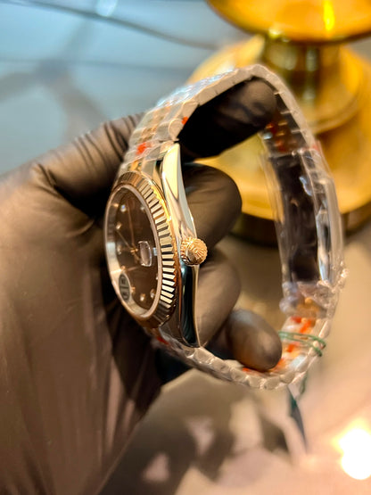 Two Tone Automatic Datejust Champagne Dial (Mini Super Clone)