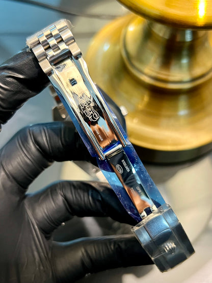 Silver Datejust White Texture Automatic (Italian Grade)