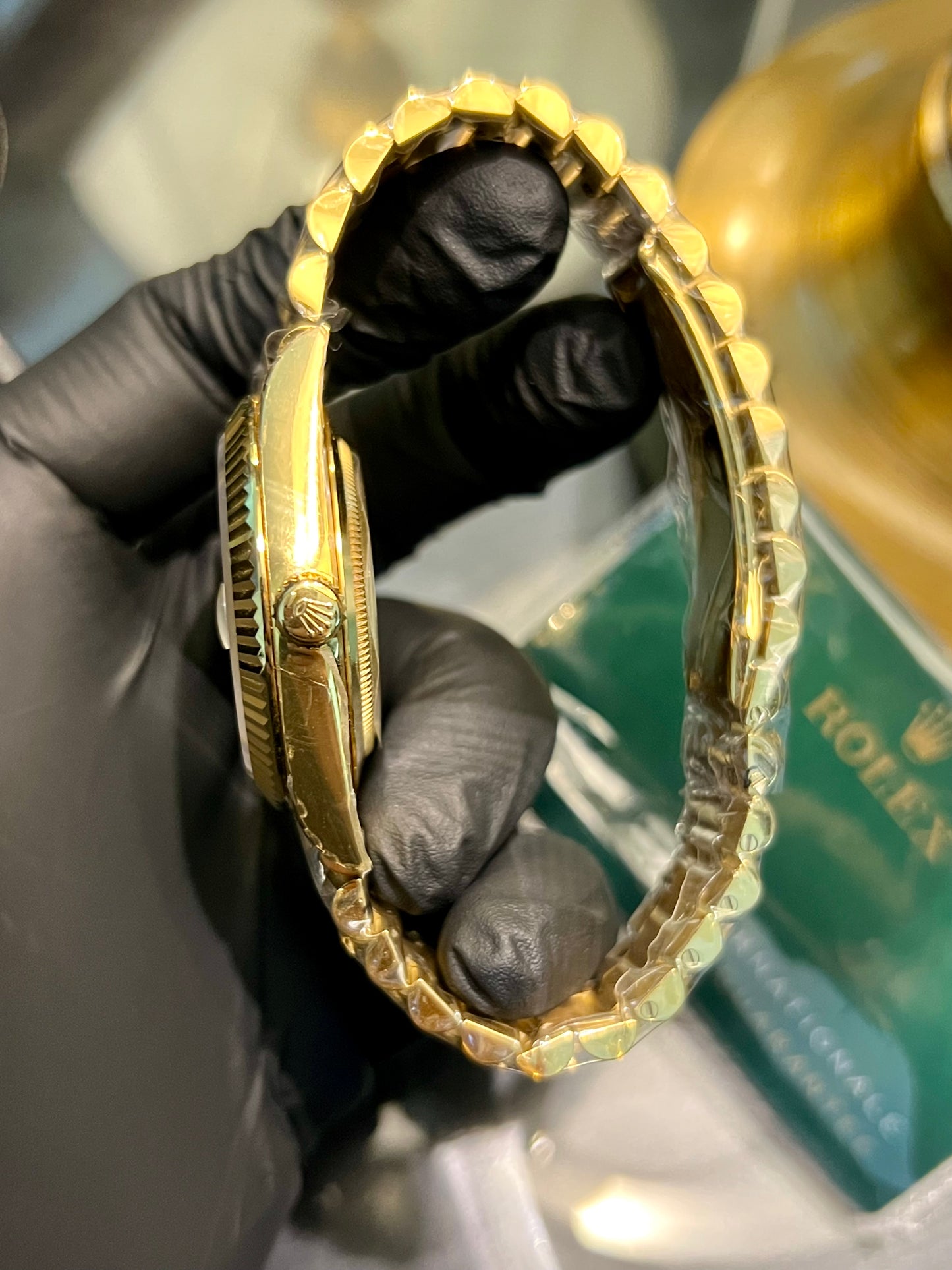 Golden Day Date Black Dial