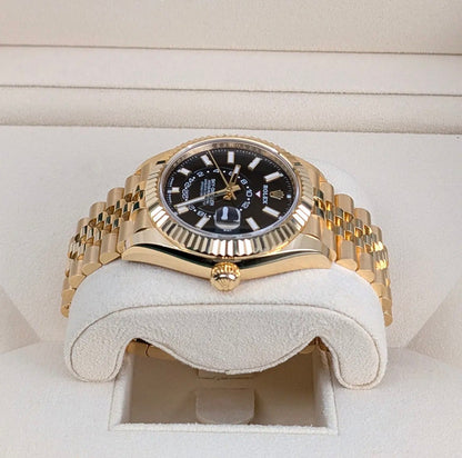 Golden Sky-Dweller Black Dial Automatic