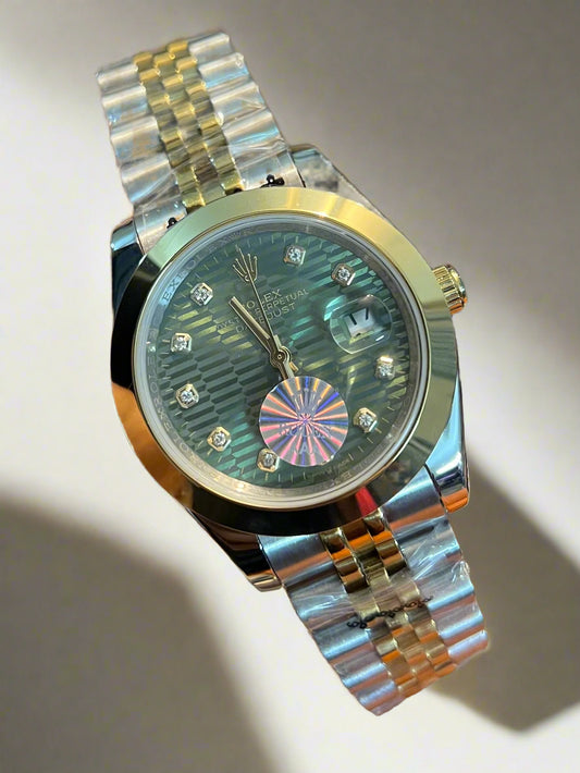Datejust Two Tone Light Green Text Dial Automatic (Master Grade)