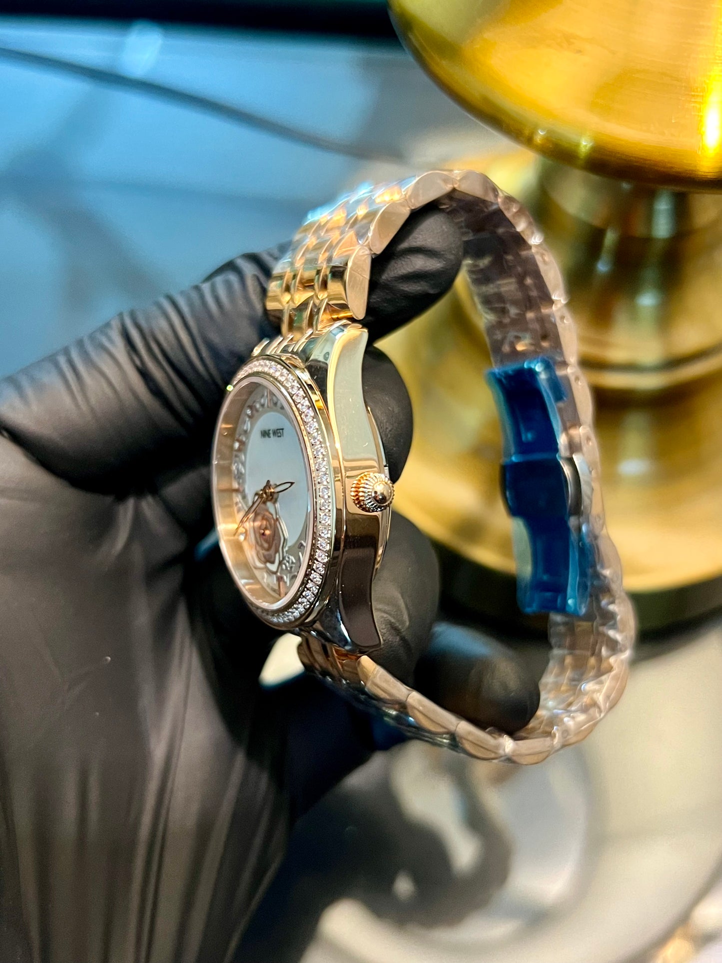 Nine West Rose Gold Automatic White Dial (Master Grade)