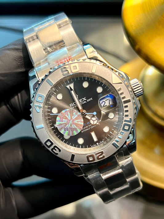 Silver Yatch-Master Automatic Grey Dial (Italian Grade)