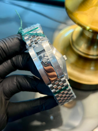 Silver Automatic Datejust Green Dial (Mini Super Clone)