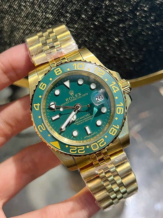 Golden GMT Automatic Green Dial (Italian Grade)