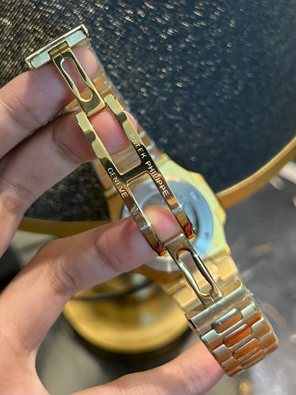 Golden Automatic White Dial
