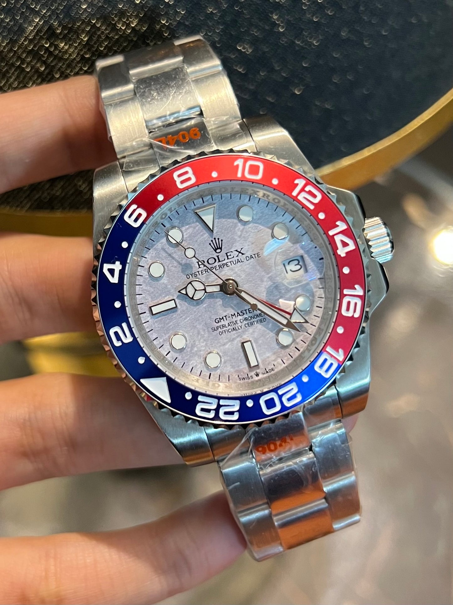 Silver GMT Superman Automatic (Italian Grade)