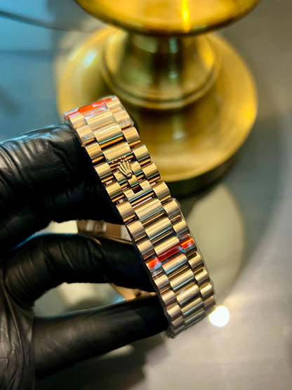 Rose Gold Automatic Day & Date Smokey Dial (Italian Grade)