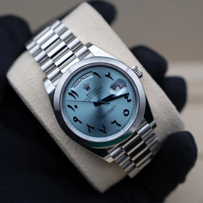 Silver Arabic Platinum Automatic
