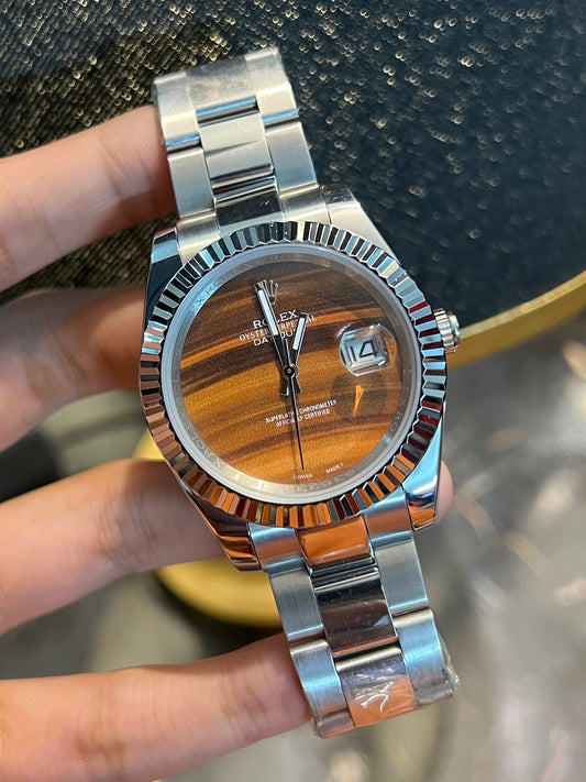 Datejust Silver Wood Dial Automatic (Master Grade)