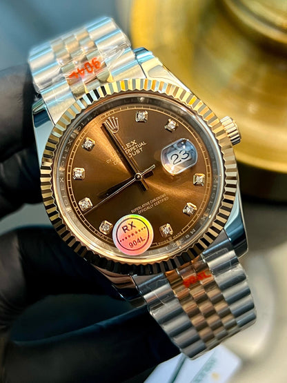 Two Tone Automatic Datejust Champagne Dial (Mini Super Clone)