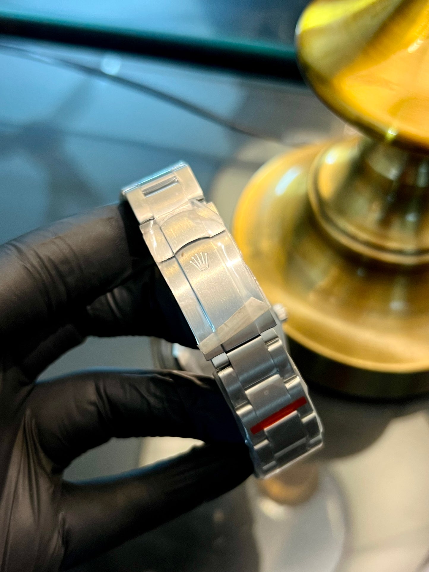 Silver Airking Automatic Black Dial (Italian Grade)