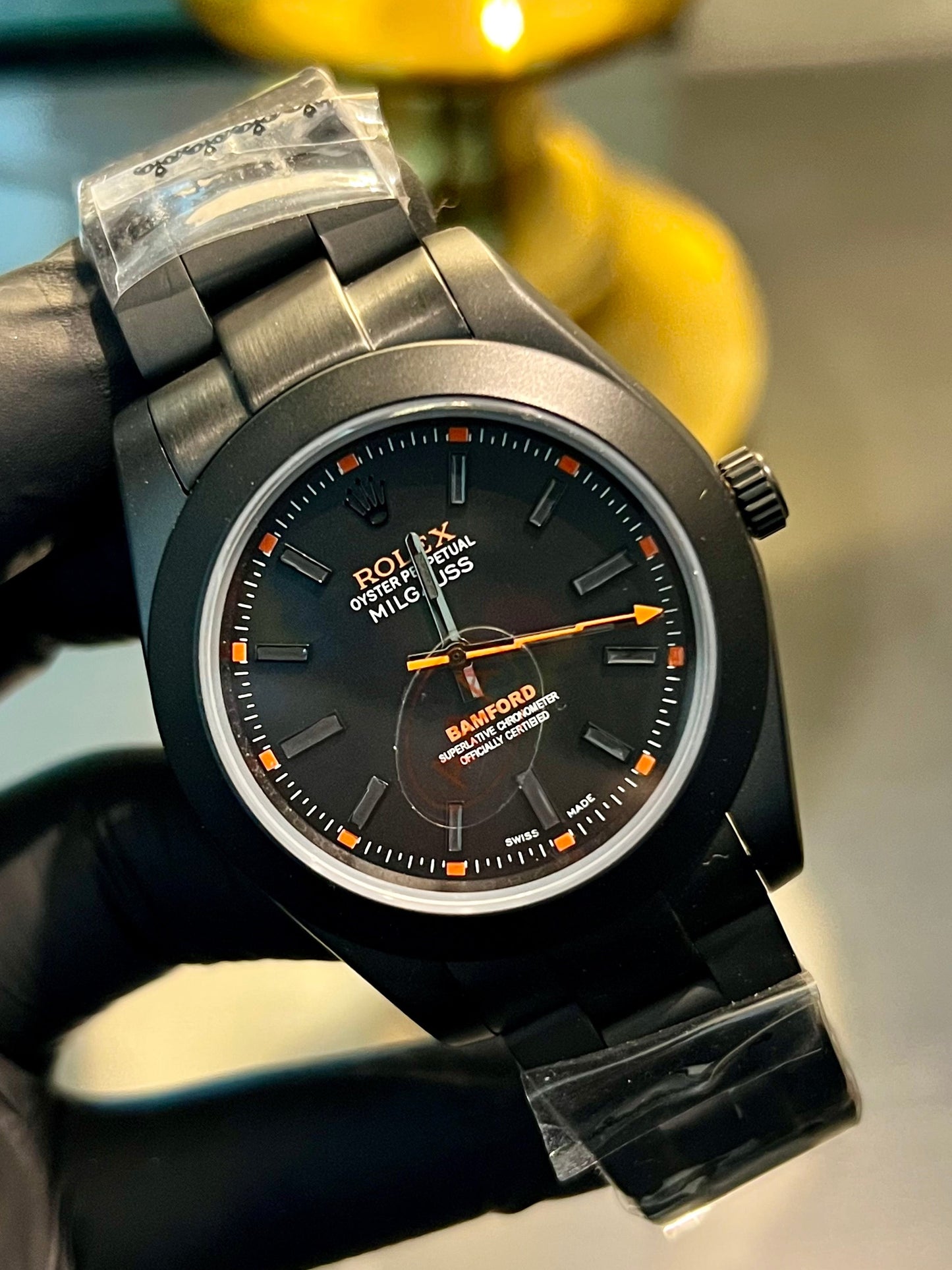 Mate Black Automatic Bamford (Italian Grade)