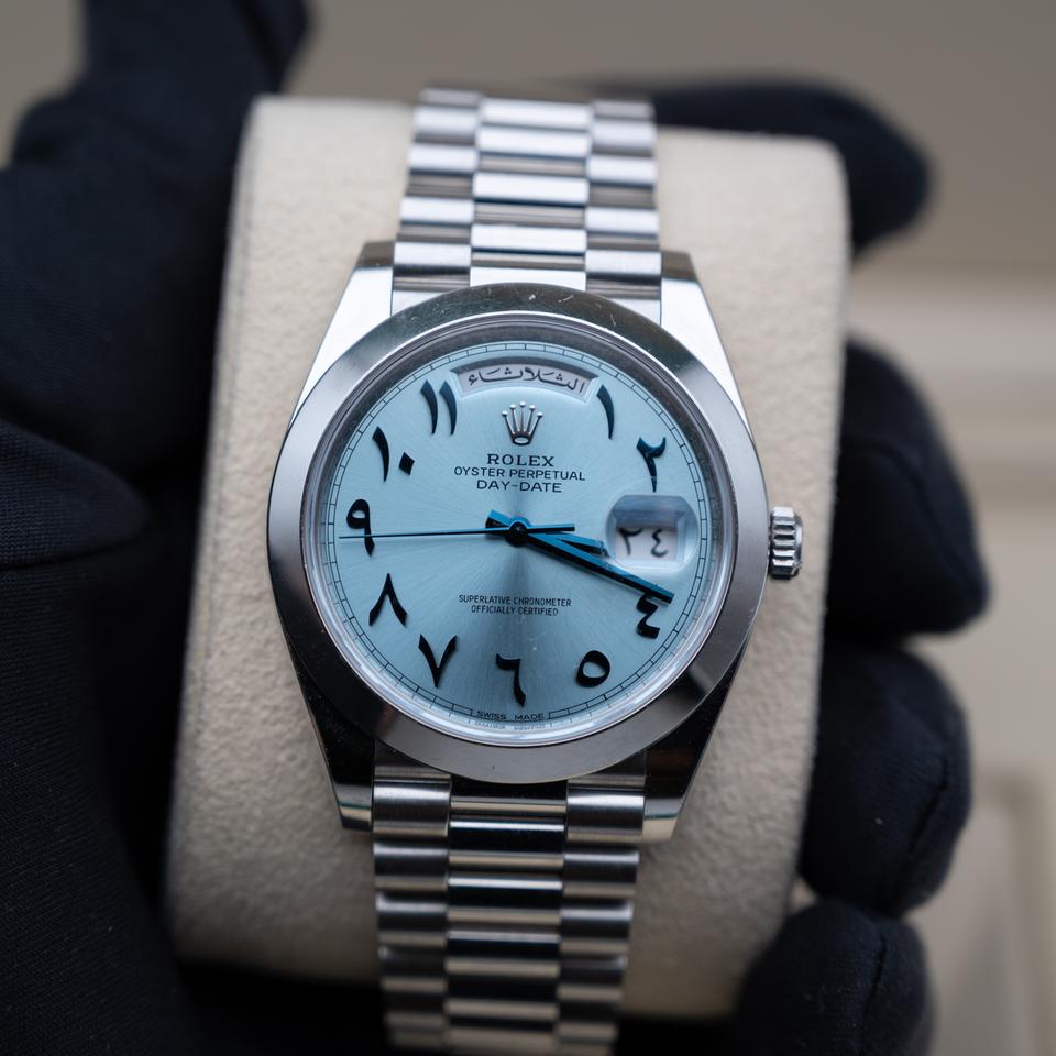 Silver Arabic Platinum Automatic