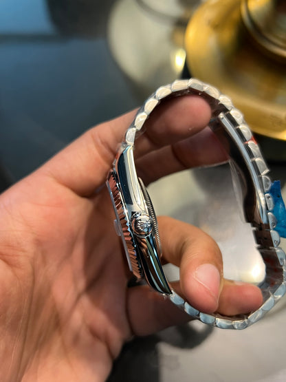 Silver Datejust Automatic Black Dial (Italian Grade)