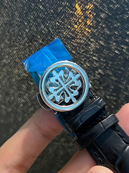 Double Pendulum Automatic Stone White Dial