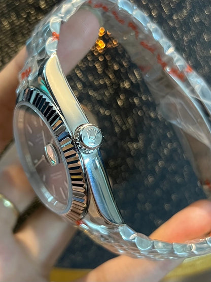 Silver Sky-Dweller With Light Blue Dial Automatic (Italian Grade)