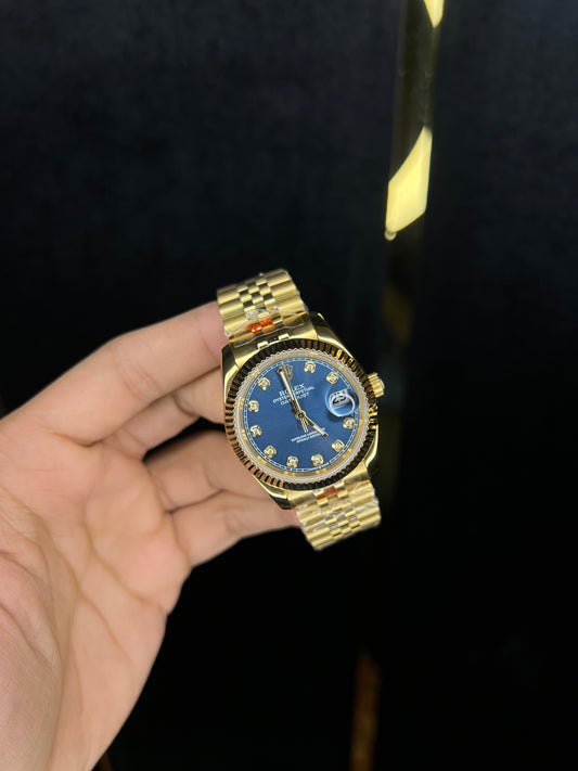 Golden Datejust Blue Dial 36mm