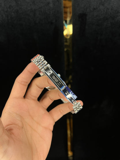 Ladies Silver Datejust Purple Stone Dial (Master Grade)