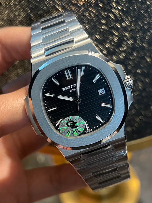 Silver With Black Dial Automatic