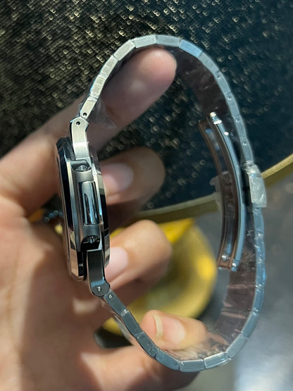 Silver With Black Dial Automatic