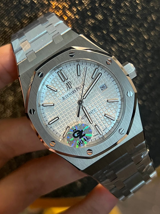 Silver With Black Dial Automatic