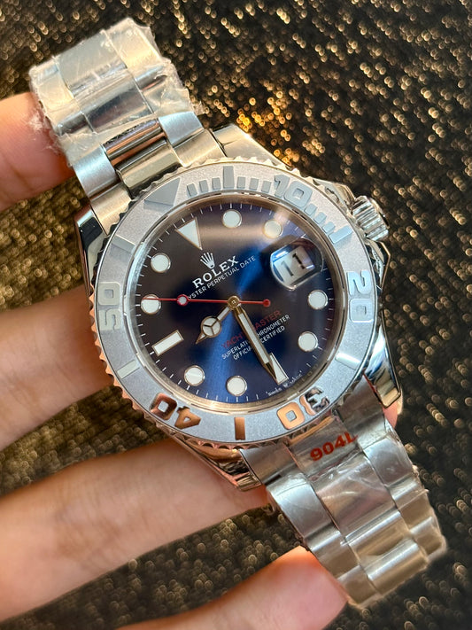 Silver Yatch Master Blue Dial Automatic