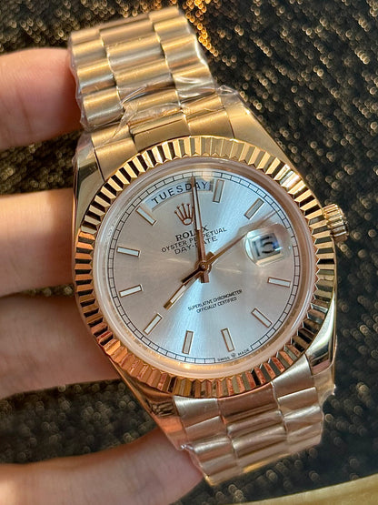 Rose Gold Day&Date Automatic