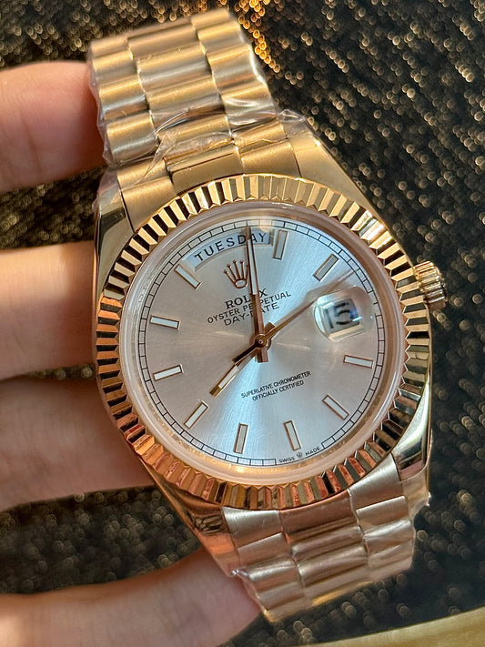 Rose Gold Day&Date Automatic