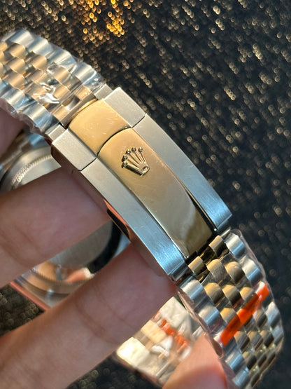 Ladies Two Tone With Marble Dial Automatic