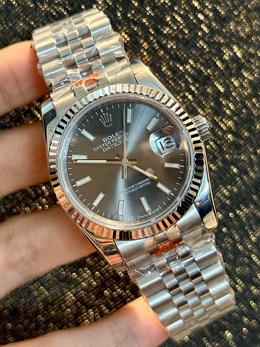 Silver With Grey Dial Automatic